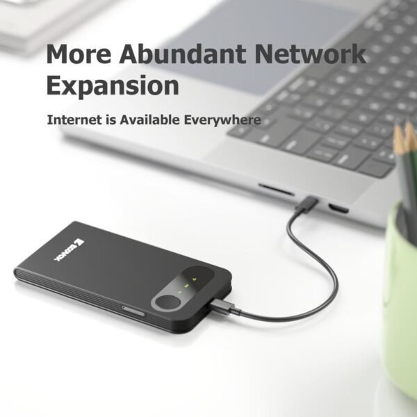 ECOVOX 2025 Upgraded Portable WiFi Hotspot ?C Global Unlimited 4G Data, No SIM Card Required, Tri-Band Support, Perfect for Home/RV/Travel/Outdoor Wireless WiFi Router - Image 6